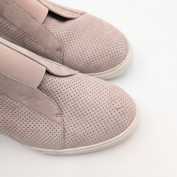 Linea Paolo Anna Designer Wedge Sneaker Bootie Pink/White Size US9.5M EU40 - Picture 9 of 12